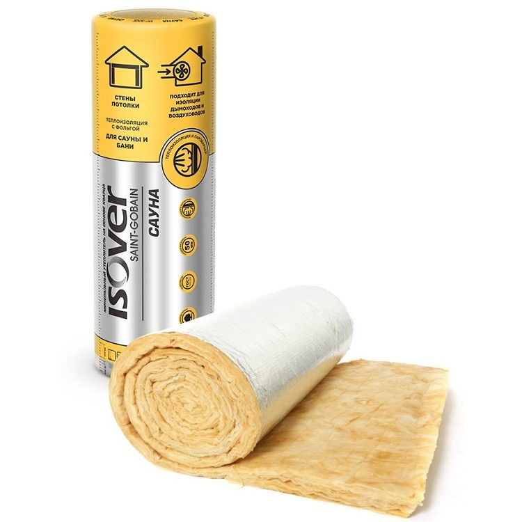 Утеплитель Изовер Сауна 12500х1200х50 мм