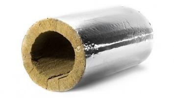 Цилиндр минераловатный ЭКОРОЛЛ КВ-100 ФА 1000х28х40 мм