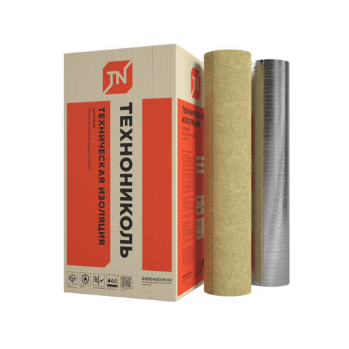 Цилиндр Технониколь ТЕХНО 80 ФА 1200х38х40 мм (1 сегмент)